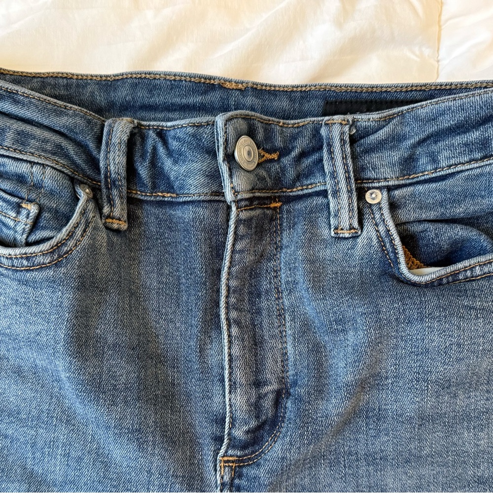 All Saints Dax Size Me Skinny Jeans in Washed Indigo - Medium (W 27, 28, 29) - Picture 8 of 10
